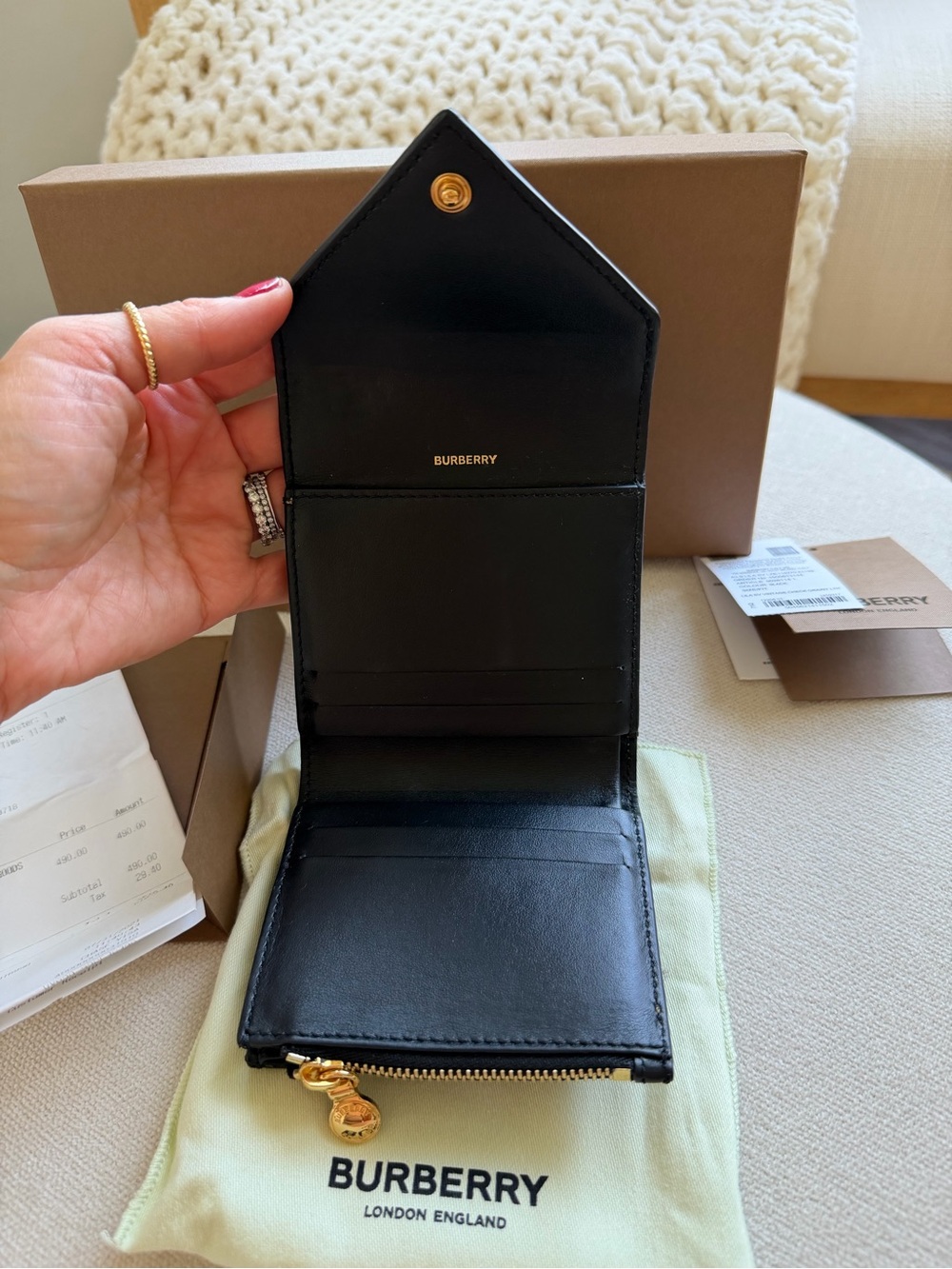 Burberry Nova Check Small Wallet - Picture 5 of 6